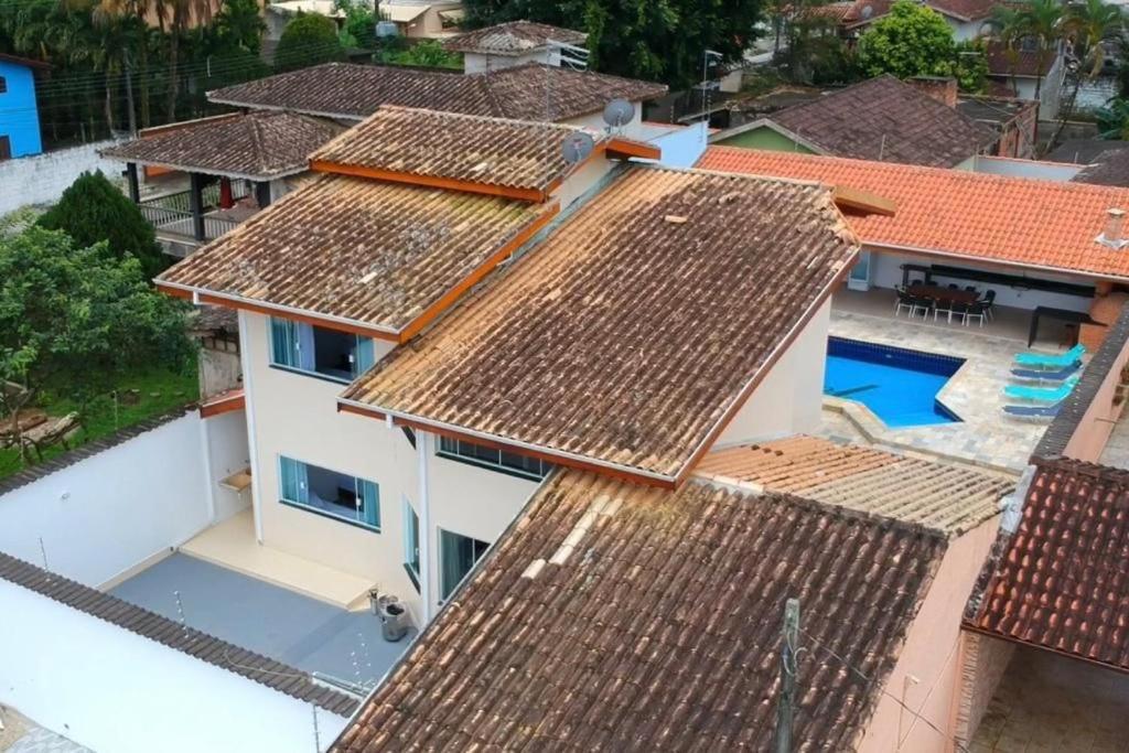 Casa Na Praia Anjo Ariel Villa Ubatuba Esterno foto